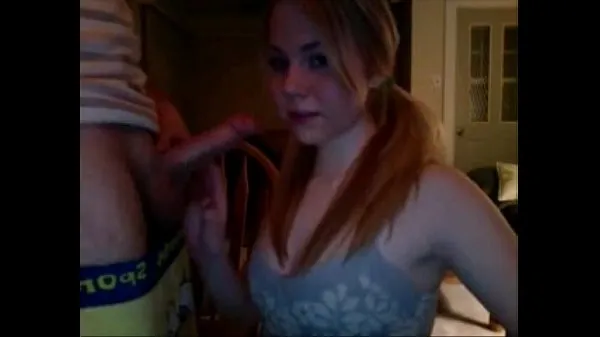 Store awesome amateur teen redhead blowjob deepthroat in cam with final facial very ho nye videoer