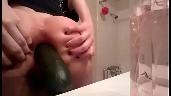 Big Young blonde gf fists herself and puts a cucumber in ass fresh Videos