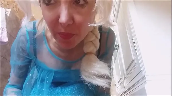 बड़े cosplay ELSA from frozen will SWALLOW YA ताज़ा वीडियो