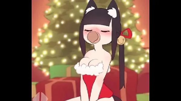 Grote Catgirl Christmas (Flash nieuwe video's