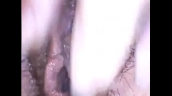 Stora Exploring a beautiful hairy pussy with medical endoscope have fun färska videor