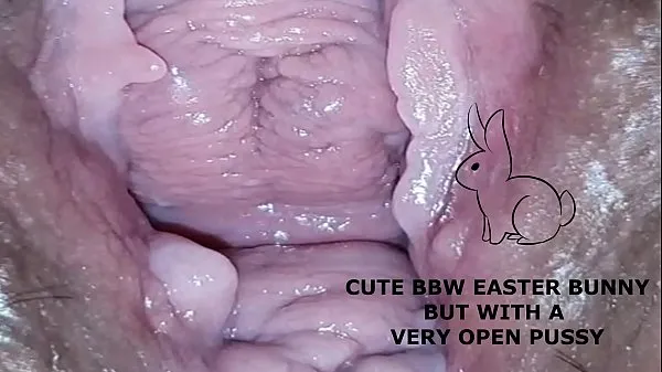 Veliki Cute bbw bunny, but with a very open pussy sveži videoposnetki