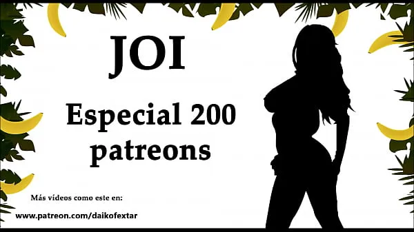 JOI Special 200 patreons, 200 runs. Audio in Spanish الكبير مقاطع فيديو جديدة