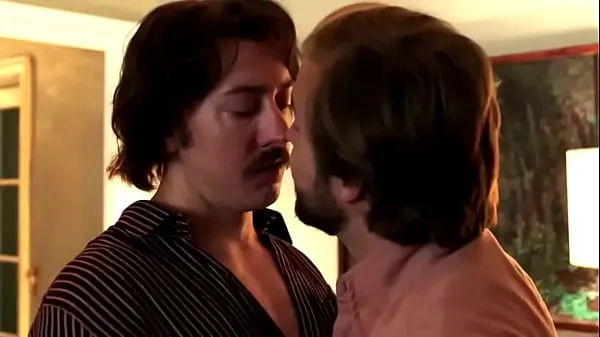 Big Chris Coy and Michael Stahl-David gay kiss scene from TV show The Deuce fresh Videos