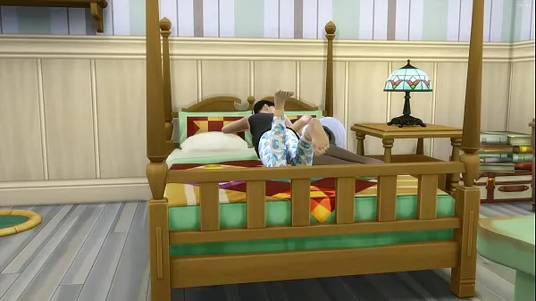 Большие Японский сын трахает спящую японскую маму после того, как разделил одну кровать свежие видео