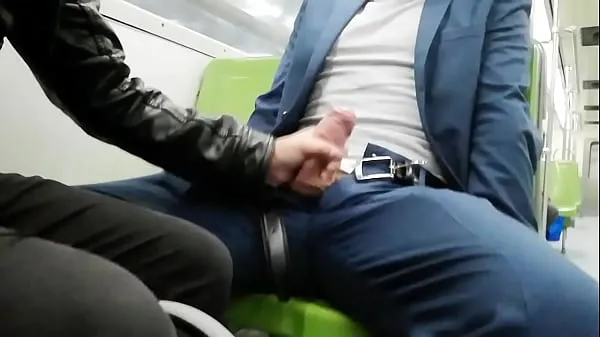 Big Cruising in the Metro with an embarrassed boy fresh Videos