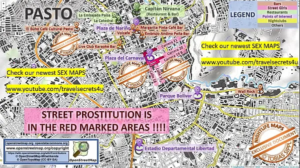 Čerstvá videa Pasto, Colombia, Sex Map, Street Map, Massage Parlours, Brothels, Whores, Callgirls, Bordell, Freelancer, Streetworker, Prostitutes velké