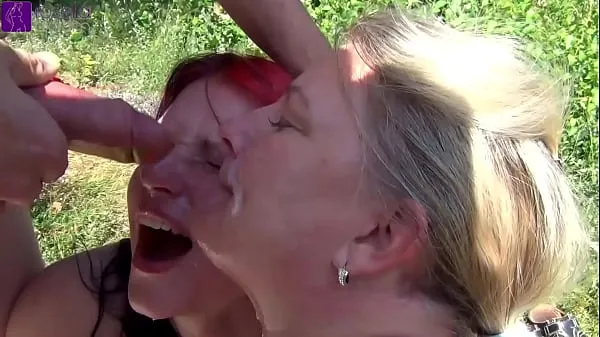 Big Stepmother and Stepdaughter were dirty used by countless men at a bathing lake! Part 2 fresh Videos