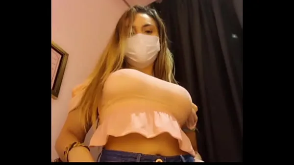 Big I was catched on the fitting room of a store squirting my ted... twitter: bolivianamimi fresh Videos