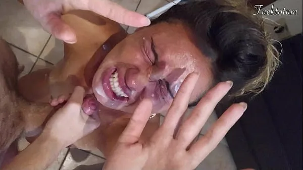 Big Girl orgasms multiple times and in all positions. (at 7.4, 22.4, 37.2). BLOWJOB FEET UP with epic huge facial as a REWARD - FRENCH audio fresh Videos