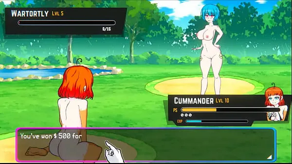 Grote Oppaimon [Pokemon parody game] Ep.5 small tits naked girl sex fight for training nieuwe video's