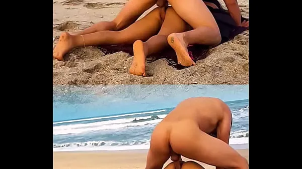 Veliki UNKNOWN male fucks me after showing him my ass on public beach sveži videoposnetki