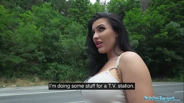 Big Public Agent Brunette with glorious big titties having sex on the roadside fresh Videos