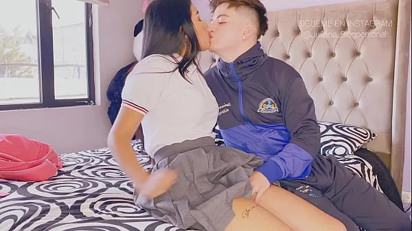 Big I take my BEST FRIEND home after SCHOOL to do homework and we end up FUCKING HARD in the uniform fresh Videos