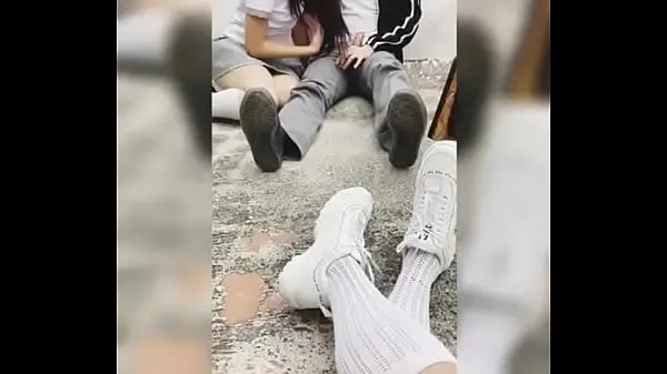 Student Girl Films When Her Friend Sucks Dick to Student Guy at College, They Fuck too! VOL 2