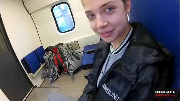 Big Real Public Blowjob in the Train | POV Oral CreamPie by MihaNika69 and MichaelFrost fresh Videos