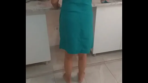 Μεγάλα Sexy stepmom natural kitchen cleaning φρέσκα βίντεο