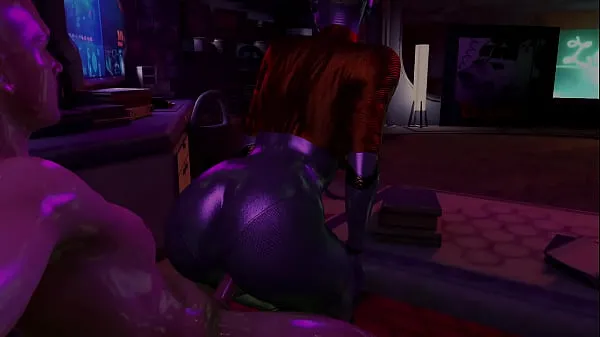 ใหญ่Twins Sex scene in Atomic Heart l 3d animationวิดีโอสด