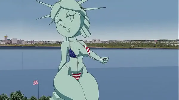 Большие Статуя Свободы — Тансау (Порно Анимация, 18 свежие видео