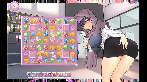 Tsundere Milfin [ HENTAI Game PornPlay ] Ep.4 boss in hijab show me her dripping wet pussy Video baharu besar