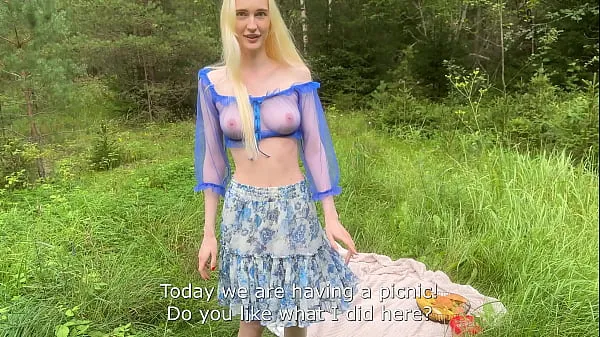 크고 신선한 비디오She Got a Creampie on a Picnic - Public Amateur Sex