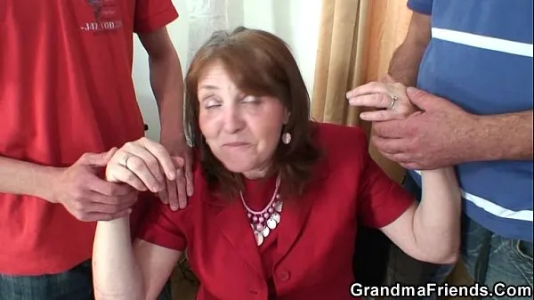 Big Nice surprise for old office lady fresh Videos